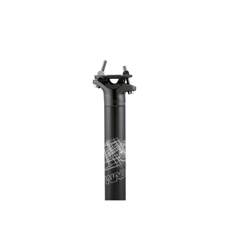 Tija Sillín sp-53 27.2x350mm Negra WAG - WAG | ARS Bike Parts