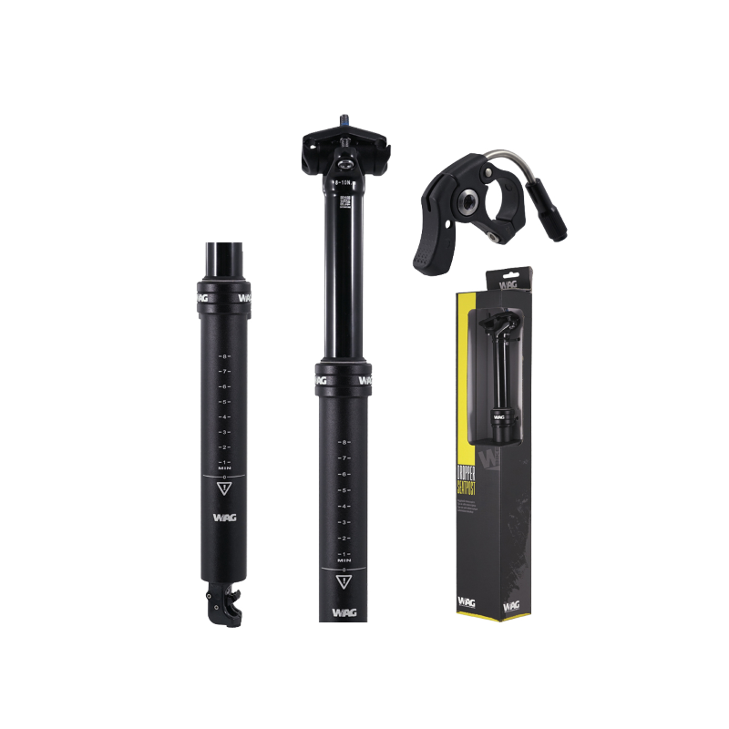 Tija Telescopica 31.6x361mmx100m Cable Interno WAG Negra
