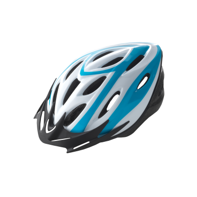 CASCO RIDER OUT-MOULD BLANCO/AZUL T.M 54-58CM WAG