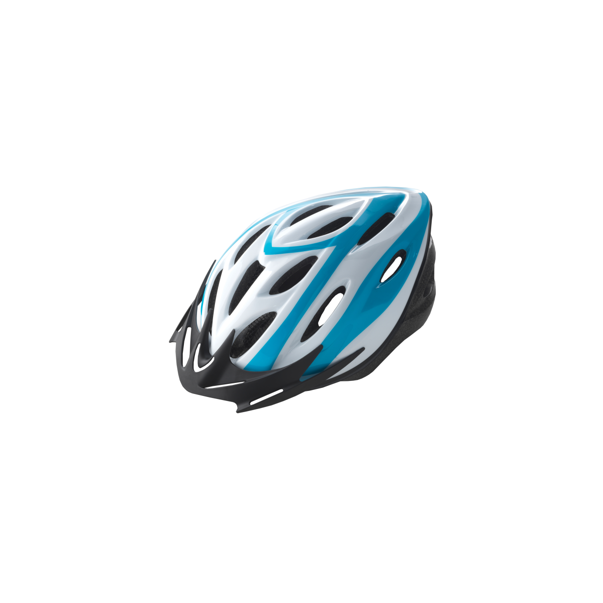 CASCO RIDER OUT-MOULD BLANCO/AZUL T.M 54-58CM WAG
