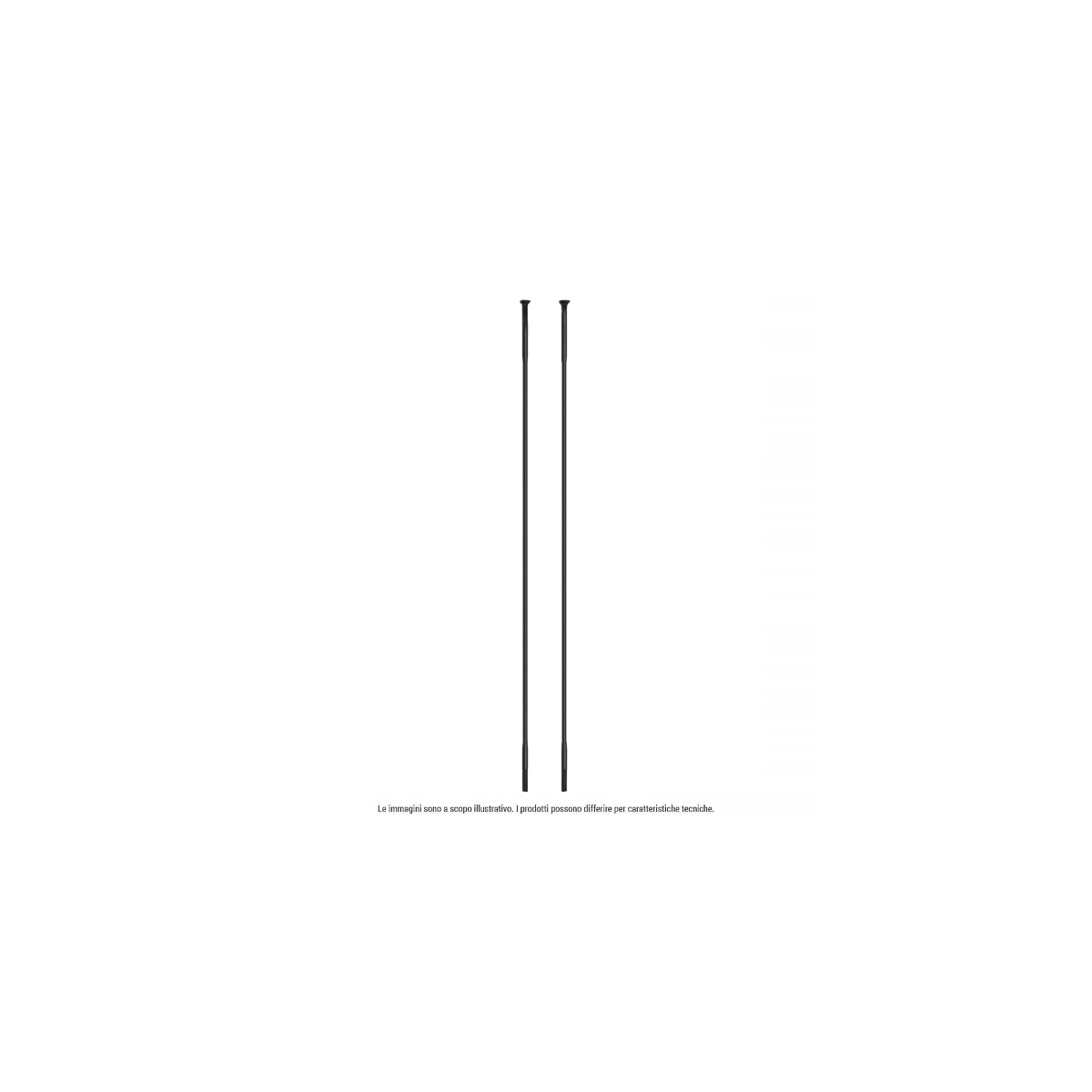4 RADIOS DE 309MM CX-RAY INOX RECTO NEGRO C/CAB. CABECILLAS DE 14 MM