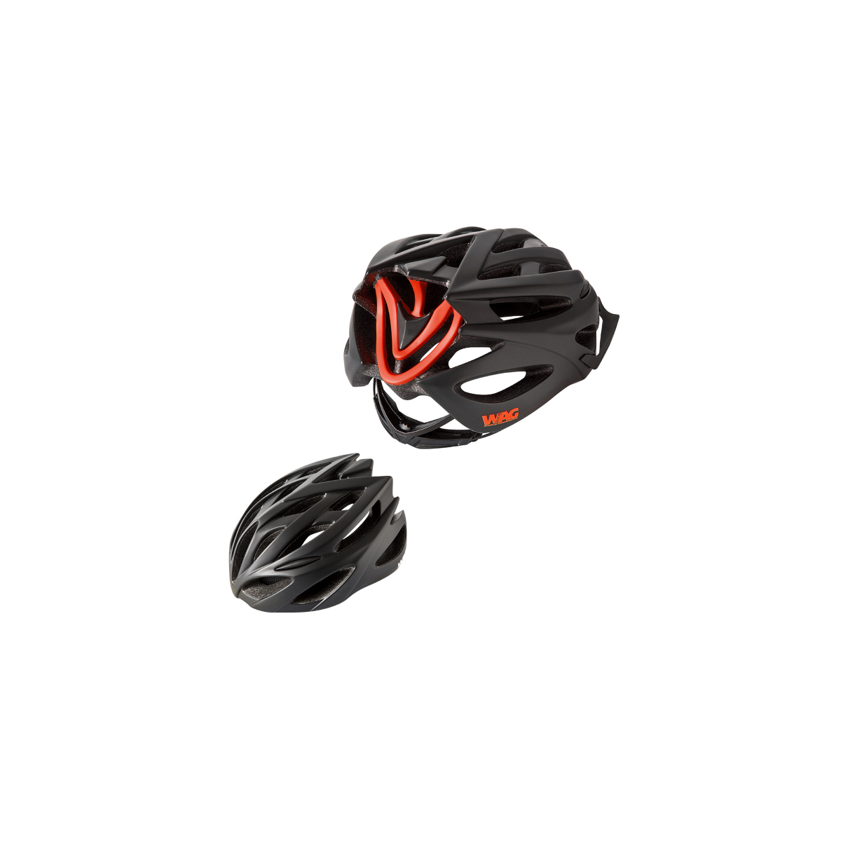 CASCO NEUTRON T-L (58-62 CM), NEGRO ROJO WAG