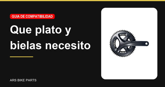 Qué plato y bielas necesito: guía de compatibilidad BCD, eje de pedalier y número de dientes — ARS Bike Parts