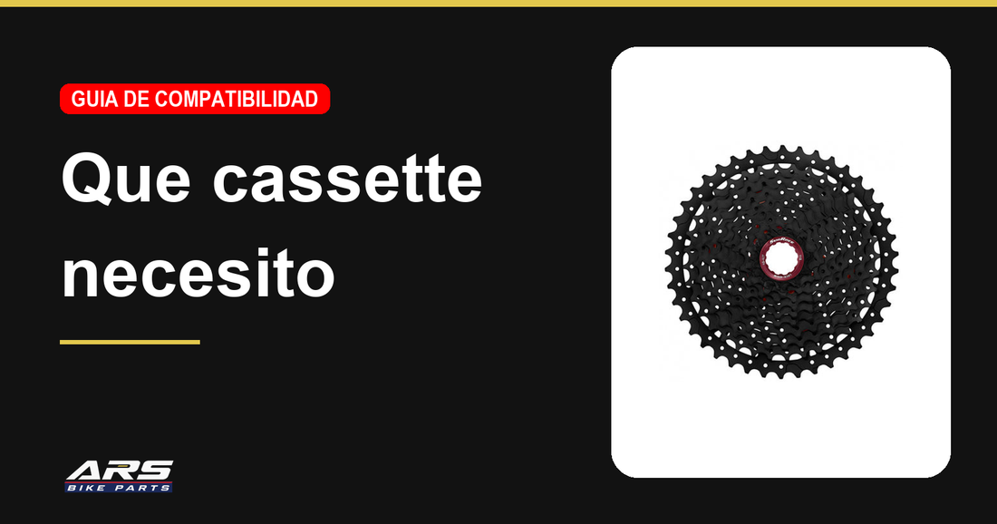 Qué cassette necesito — ARS Bike Parts