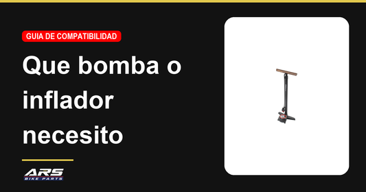 Qué bomba o inflador necesito: Presta vs. Schrader, taller, mini y CO2