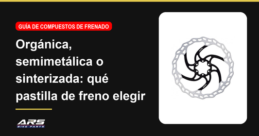 Pastillas de freno orgánicas, semimetálicas o sinterizadas: cuál elegir según cómo ruedas