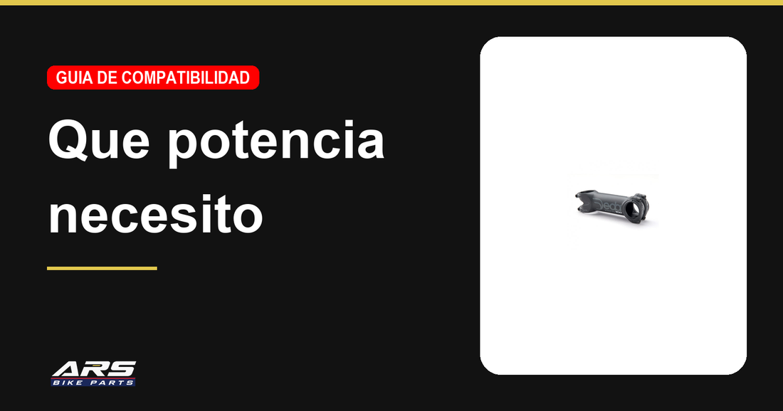 Qué potencia de manillar necesito: diámetro, longitud y ángulo explicados