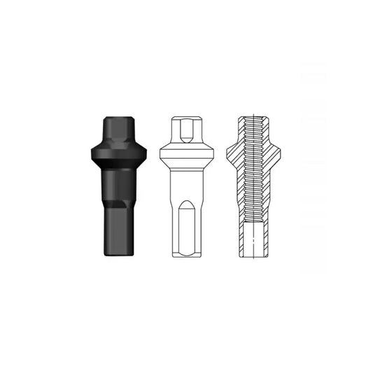 Cabecillas Sapim Double Cabeza Alu Anodizado Negro 2 x 14 mm - ARS Bike