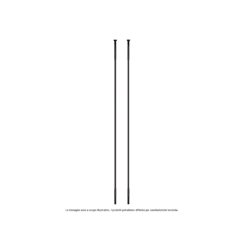 SAPIM 100 Radios Leader Inox Straghtpull 303mm Negro - SAPIM | ARS Bike Parts