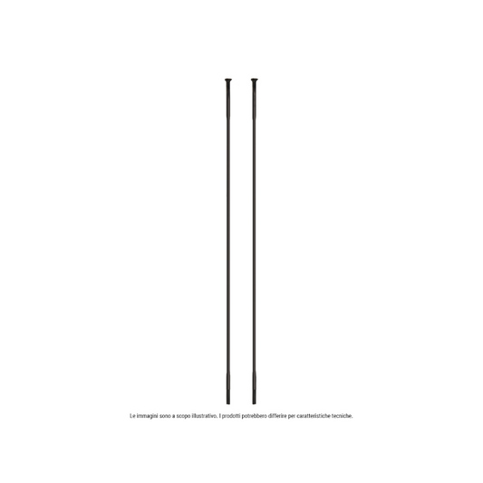 SAPIM 100 Radios Leader Inox Straghtpull 303mm Negro - SAPIM | ARS Bike Parts