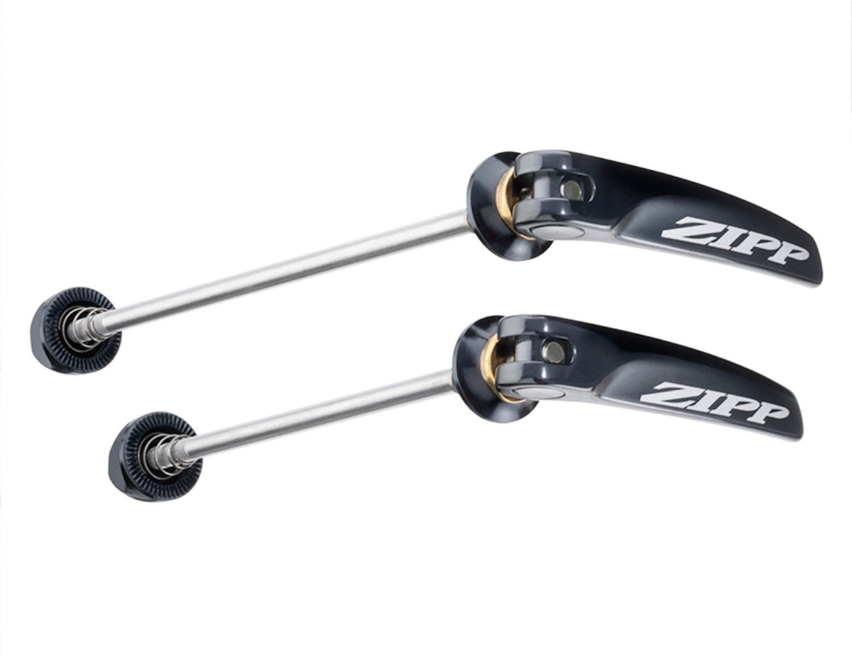Zipp Tangente Qr-Ti Titanium Black With Black Logo, 100mm/130mm Pair For Road Wh