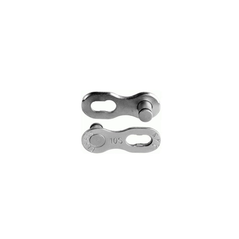 2 Enganches Cadena Kmc No Reutilizables 10v Plata - KMC | ARS Bike Parts