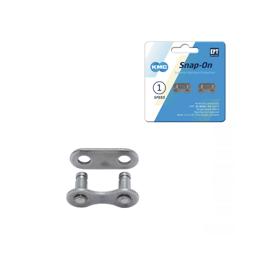 2 Enganches Cadena Kmc Snap-On Plata 1v - KMC | ARS Bike Parts