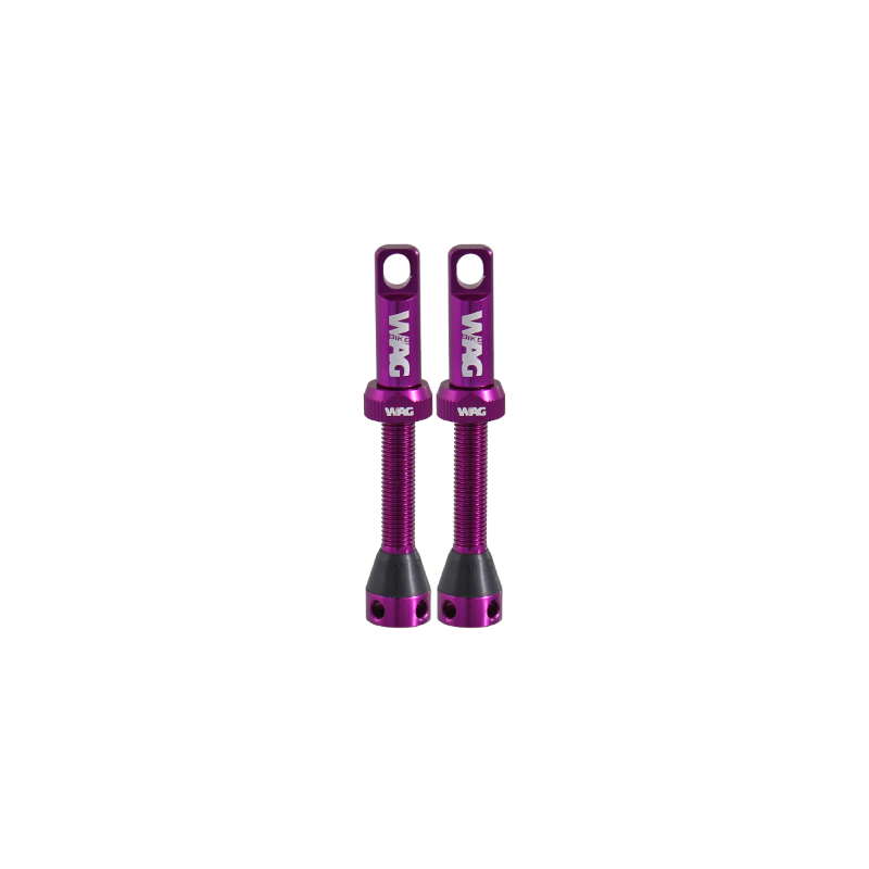 WAG 2 Valvulas Tubeles Aluminio 44mm Morada - WAG | ARS Bike Parts