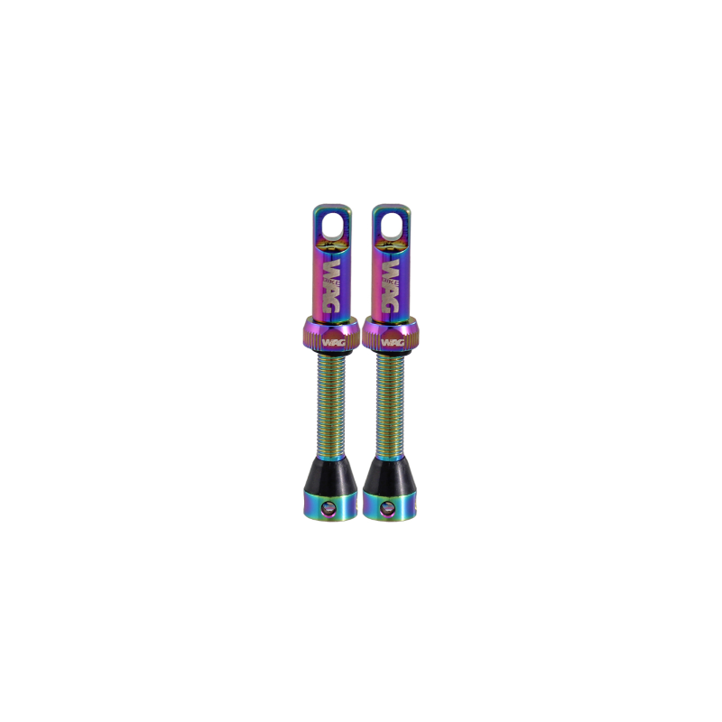 WAG 2 Valvulas Tubeles Aluminio 44mm Oil Slik - WAG | ARS Bike Parts