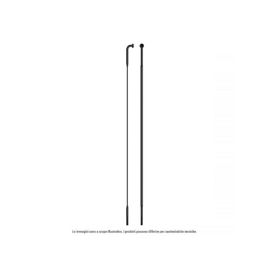 SAPIM 4 Radios Cx-Ray Inox J-Bend 242mm Negro - SAPIM | ARS Bike Parts