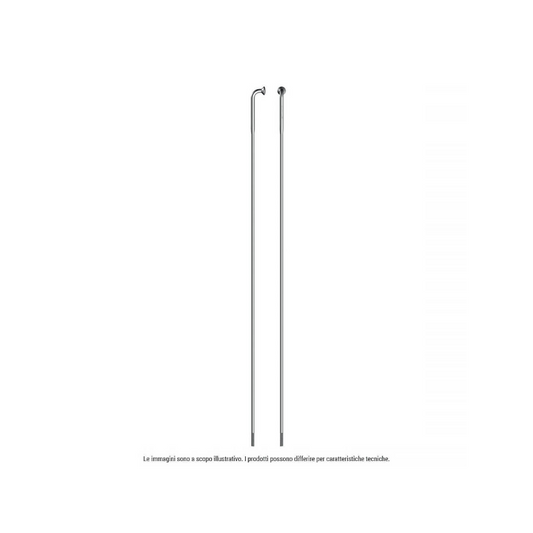 SAPIM 4 Radios Fuertes Inox J-Bend 282mm Plata - SAPIM | ARS Bike Parts