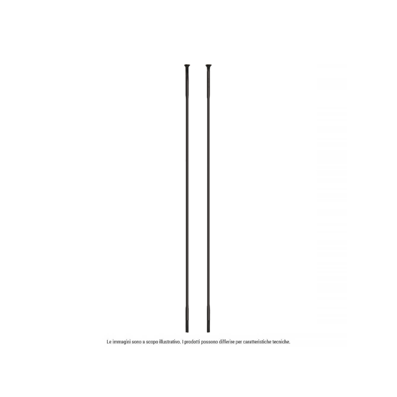 SAPIM 4 Radios Race Inox Straightpull 296mm Negro - SAPIM | ARS Bike Parts