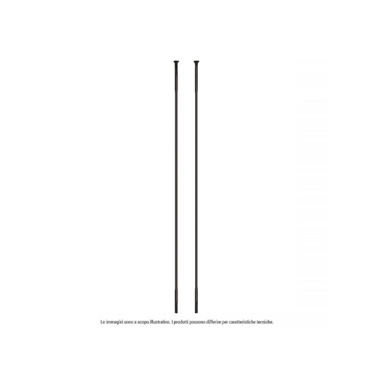 SAPIM 4 Radios Race Inox Straightpull 296mm Negro - SAPIM | ARS Bike Parts