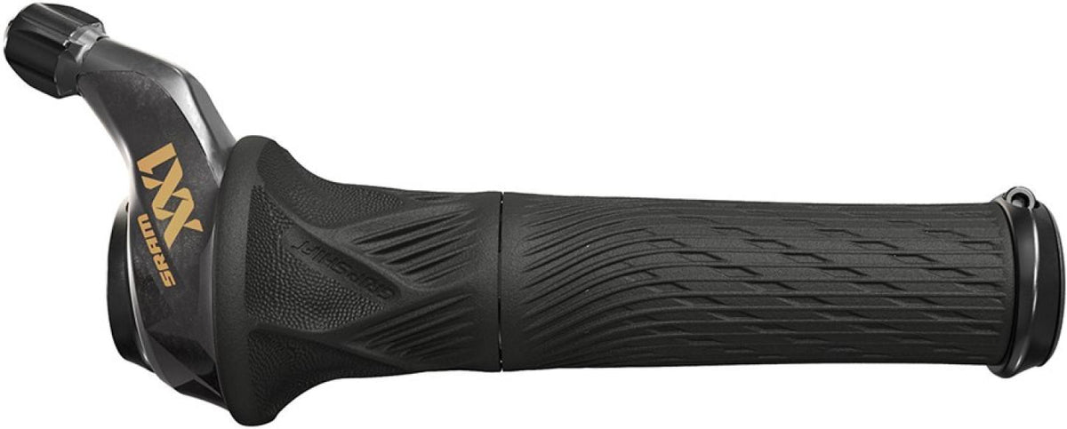 Mando de cambio XX1 Eagle Grip Shift 12 velocidades trasero Dorado con puños de bloqueo