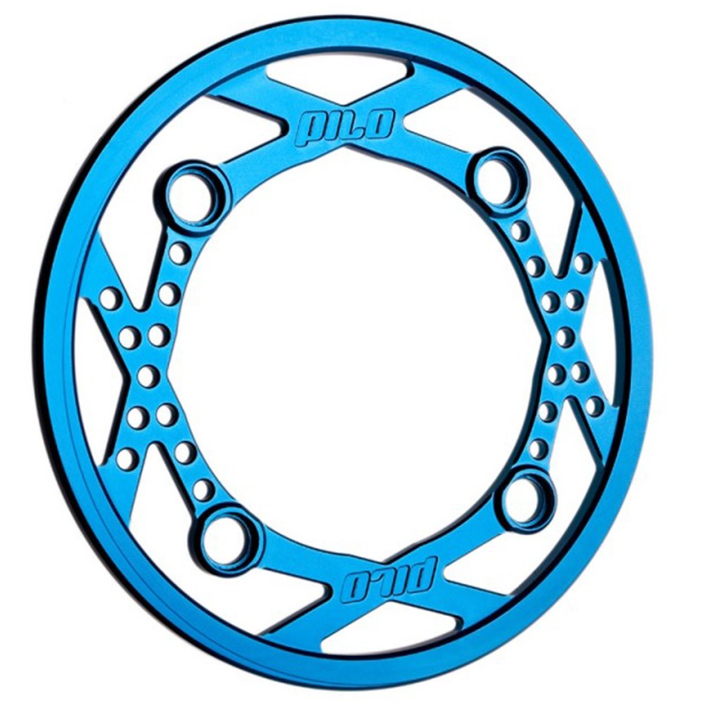 Cubre Platos 36 Dientes PILO Anclaje 104 mm (azul) - PILO | ARS Bike Parts