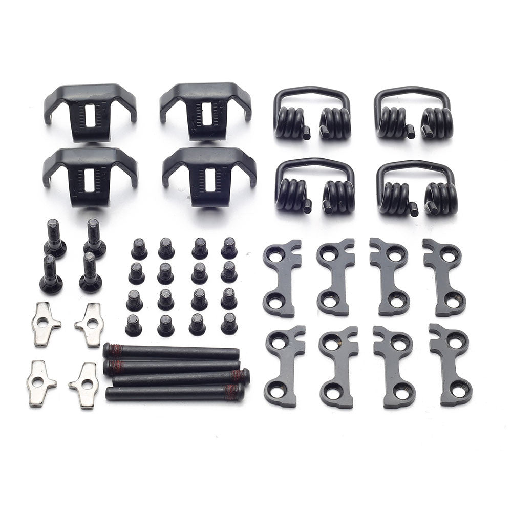 HT Components Despiece Completo Clips Enganche Pedales HT T1-SX (negro) - HT Components | ARS Bike Parts