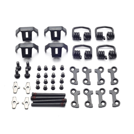 HT Components Despiece Completo Clips Enganche Pedales HT T1 (negro) - HT Components | ARS Bike Parts