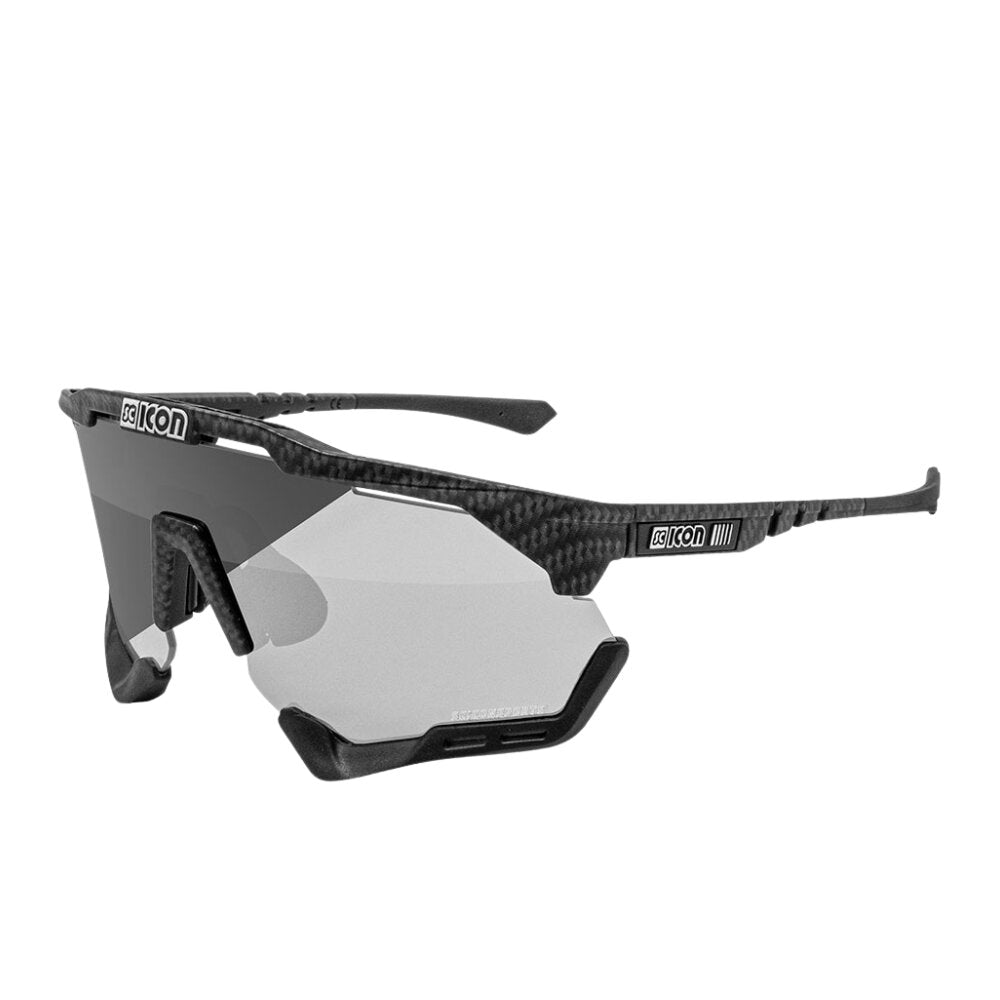 Gafas SCICON Aeroshade XL Carbon Matt (lente Fotocromática Plata Espejo) - SCICON | ARS Bike Parts