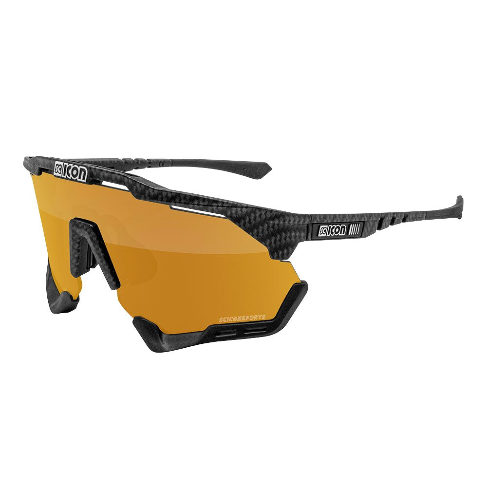 Gafas SCICON Aeroshade XL Carbon Matt (lente Multiespejo Bronce) - SCICON | ARS Bike Parts