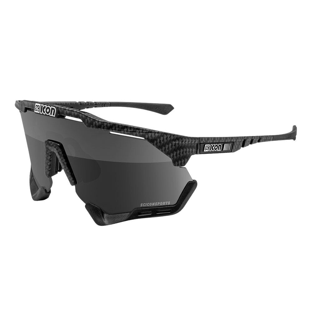 Gafas SCICON Aeroshade XL Carbon Matt (lente Multiespejo Plata) - SCICON | ARS Bike Parts