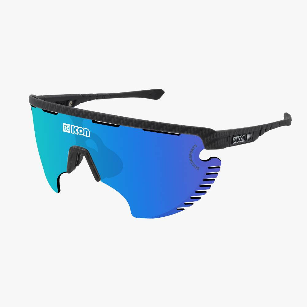 Gafas SCICON Aerowing Lamon Carbon Matt (lente Multiespejo Azul) - SCICON | ARS Bike Parts