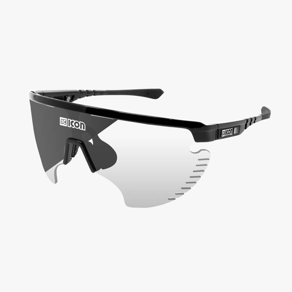 Gafas SCICON Aerowing Lamon Negro Brillante (lente Fotocromática Plata Espejo) - SCICON | ARS Bike Parts