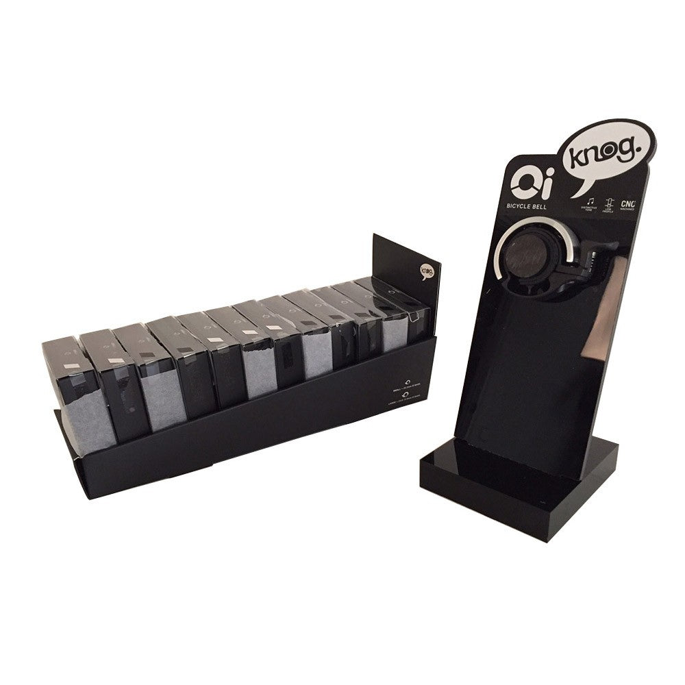 Pack Timbres Knog Oi Classic + Expositor (12 Piezas)
