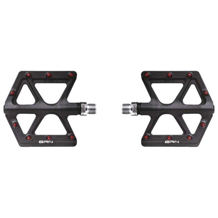 Pedales BRN Carbon Kite Negro Rojo