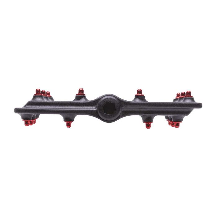 Pedales BRN Carbon Kite Negro Rojo
