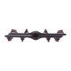 Pedales BRN Carbon Kite Negro Rojo