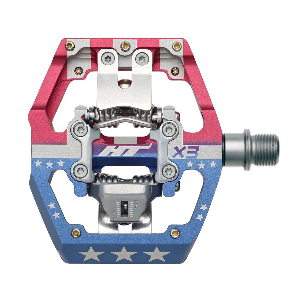 Pedales Descenso-Enduro HT X3 (bandera Usa)