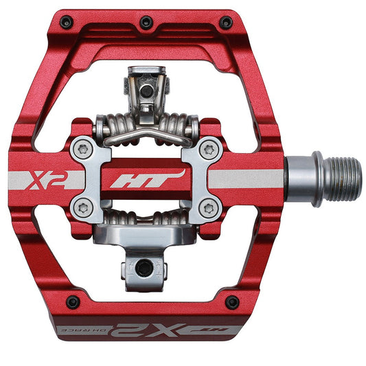 Pedales Descenso HT X2 (rojo)