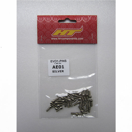 HT Components Pins Pedales HT AE01, ME01 (plata/modelos Antiguos) - HT Components | ARS Bike Parts