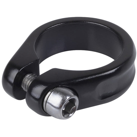Abrazadera Tija Sillín Negra 28.6 con Tornillo - VARIOS | ARS Bike Parts