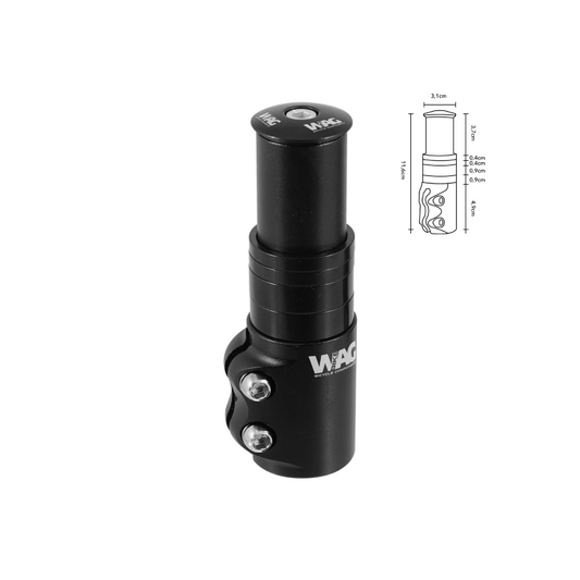 Adaptador Potencia Ahead 1 1-8" 65mm Aluminio WAG - WAG | ARS Bike Parts