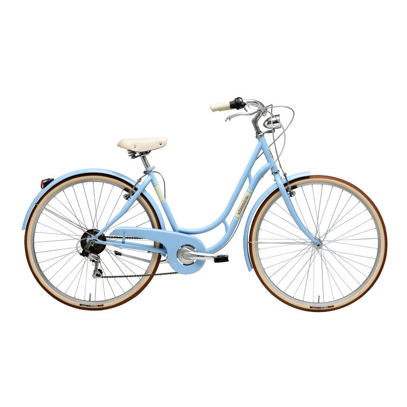 Adriatica Bicicleta Danish Lady 28" h48 6v Sh Azul Claro - ADRIATICA | ARS Bike Parts