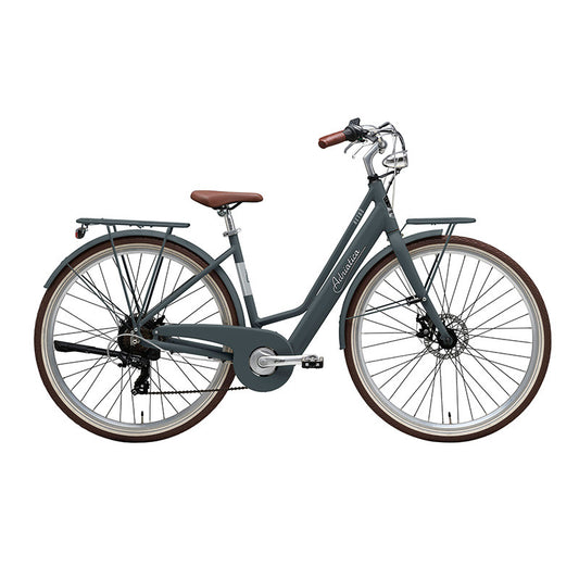 Adriatica Bicicleta E-Retro Lady E-BIKE 28" Gris Antracita Bateria Integrada - ADRIATICA | ARS Bike Parts