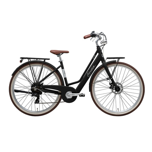 Adriatica Bicicleta E-Retro Lady E-BIKE 28" Negro Mate Bateria Integrada - ADRIATICA | ARS Bike Parts