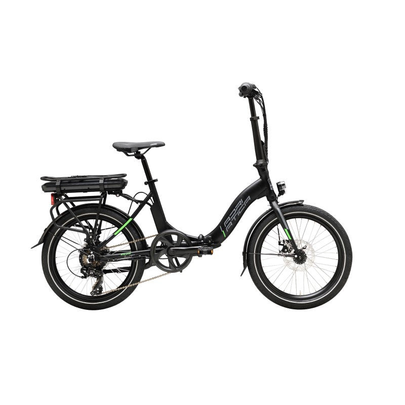 Adriatica Bicicleta E-Smile Lowstep 20" 6v Plegable E-BIKE Negro Mate - ADRIATICA | ARS Bike Parts