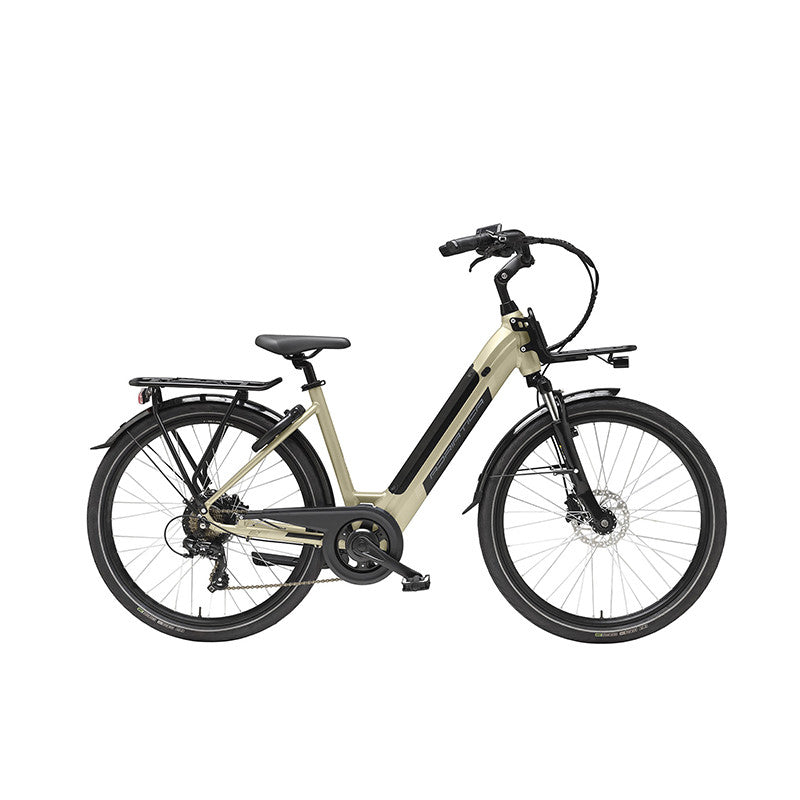 Adriatica Bicicleta e1 3.0 Lady E-BIKE 26" Champagne Bateria Integrada 504wh Hydraulic Disc - ADRIATICA | ARS Bike Parts