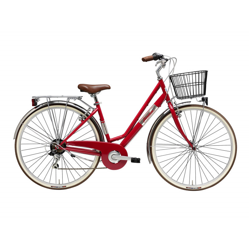 Adriatica Bicicleta Panarea Mujer 28" 6v Rojo - ADRIATICA | ARS Bike Parts