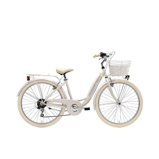 Adriatica Bicicleta Panda 26" Lady 6v Blanca - ADRIATICA | ARS Bike Parts