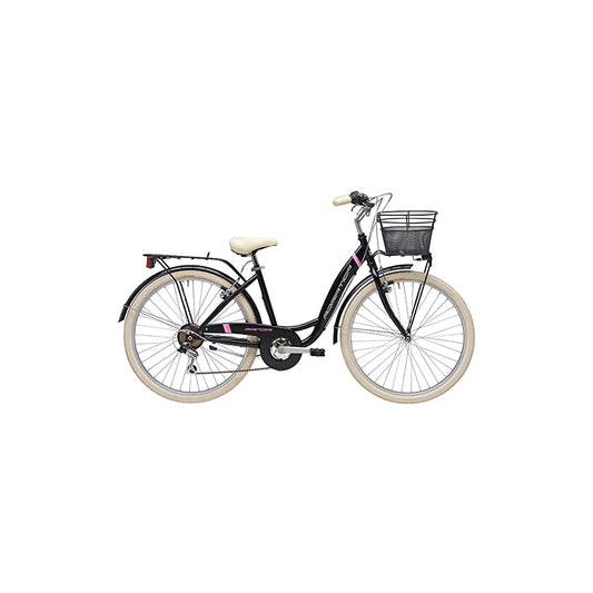 Adriatica Bicicleta Panda 26" Lady 6v Negro Mate - ADRIATICA | ARS Bike Parts
