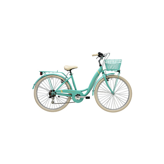 Adriatica Bicicleta Panda 26" Lady 6v Verde Mate - ADRIATICA | ARS Bike Parts
